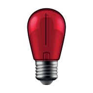 Avide dekor LED fényforrás filament E27 max 1W 50lm IP20 gömb piros