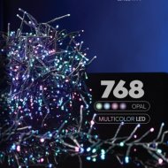 Fényfürt 768 LED opal multicolor 6m IP44