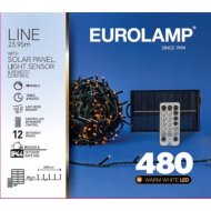 Fényfüzér Solar 480LED melegfehér IP44 távirányítóval