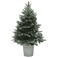 Műfenyő elemes 90cm 100LED melegfehér