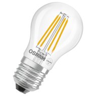 Osram LED star fényforrás kisgömb E27 3,4W 470lm 2700K meleg filament üveg