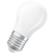 Osram LED fényforrás dimm. kisgömb E27 3,4W 470lm 2700K meleg matt üveg