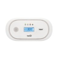HOME CO ÉRZÉKELŐ 2x1,5V(AA) LCD KIJELZŐ 14X7X2,8CM FEHÉR