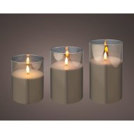 3db-os LED-es gyertya szett