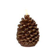 LED-es 8,5cm toboz formájú gyertya