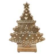 Fenyőfa dísz fa 17x6x24cm