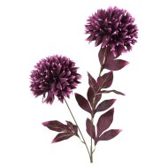 Művirág krizantém 80cm lila