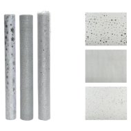 Csomagolóanyag glitteres 200cm műanyag ezüst színben 3-féle