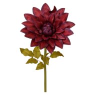 Művirág dália 115cm bordó