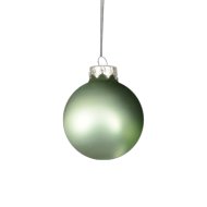 Üveggömb szett 3,5 cm matcha zöld 16db/csomag
