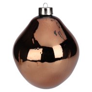 Üveggömb 8cm arany 3-féle