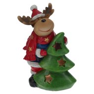 Dekor figurák LED-del 8,3x6,5x13cm 4-féle