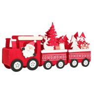 Dekor vonat 19,5x27x9cm piros 3-féle