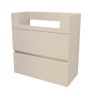 PARIS MOSDÓALSÓSZEKRÉNY 70X72X33CM TÖRT FEHÉR , MOSDÓ NÉLKÜL, FÜGGESZTETT