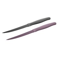 Apetit Steak kés 23,5cm műanyag nyéllel 2 színben