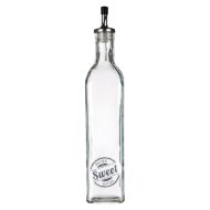 Sweet home 500 ml átlátszó üveg olajkiöntő