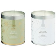 Illatgyertya 150g fedeles tartóban 2-féle illat