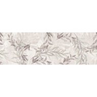 Zalakerámia Exotic 30x90cm levélmintás betonhatású fényes dekorcsempe