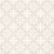 Cersanit Arconia fagyálló 29,8x29,8cm világosbézs patchwork mintás gres padlólap