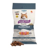 Serrano Snacks macskáknak anti hairball szőrlabda ellen lazaccal és tonhallal 50g