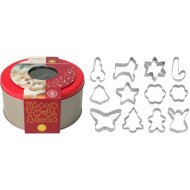 Karácsonyi süteménykiszúró 13db rozsdamentes acél