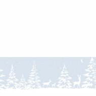 321-4004 karácsonyi üvegfólia 20x150cm, erdő