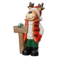 Dekor rénszarvas 43 cm magnézium