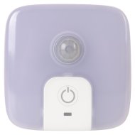Entac éjjeli fény PIR szenzorral 2 USB porttal 1,5W 3000K IP20 5,6x5,6x7,8cm