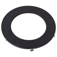 Avide kerek fekete panelkeret 6W beépíthető alu panelhez