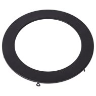 Avide kerek fekete panelkeret 12W beépíthető alu panelhez