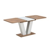 VEGAS 2 Kansas tölgy-szürke 75,5x136-176x80cm bővíthető étkezőasztal