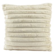 Díszpárna 45x45x8cm anyagában csíkos fehér