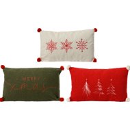 Párna karácsonyi mintával 50x30x8cm 3-féle