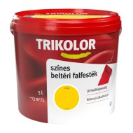 Trikolor beltéri falfesték sárga, 5l