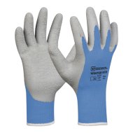 Védőkesztyű tenyérmártott latex téli 'Winter Eco' 9
