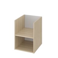Cersanit Moduo alsószekrény 40x55,1x44,7cm, tölgy, mosdólaphoz, függesztett