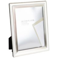 Képkeret 25,5x30,8cm ezüst fém