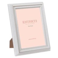 Képkeret 14x18,7cm fehér arany műanyag