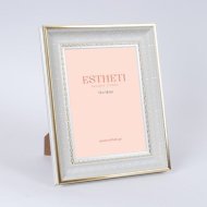 Képkeret 19,5x24,3cm szürke-arany műanyag