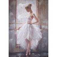 Vászonkép álló 70x100x3cm, balerina