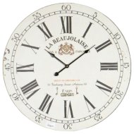 Falióra 58,2x4,3x58,2cm MDF ekrü-fekete