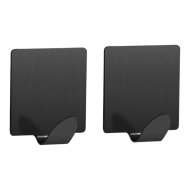 Mosaic Square akasztó fali öntapadós fém fekete