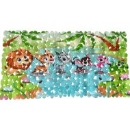 Hoppit Safari csúszásgátló PVC 35x67cm többszínű állatos minta