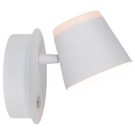 Tondo fali LED lámpa 3W 150lm IP20 fekete mágneses