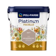 Poli-Farbe Platinum foltálló színes beltéri falfesték M55 Molnárpántlika, 5l
