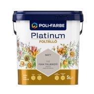 Poli-Farbe Platinum foltálló színes beltéri falfesték P30 Puha tollborzfű 5l