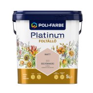 Poli-Farbe Platinum foltálló színes beltéri falfesték S20 Selyemakác, 5l