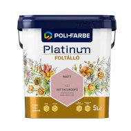 Poli-Farbe Platinum foltálló színes beltéri falfesték V20 Vattacukorfű, 5l