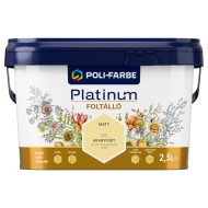 Poli-Farbe Platinum foltálló színes beltéri falfesték A20 Aranyfürt 2,5l
