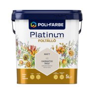 Poli-Farbe Platinum foltálló színes beltéri falfesték H5 Harmatos írisz, 5l